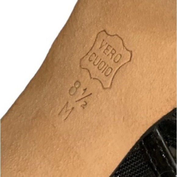 Vaneli size 8.5M mesh sheer NYE Vero Cuoio Emo goth whimsigoth granny peep toe - Picture 12 of 12